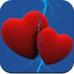 broken heart wallpaper android application logo